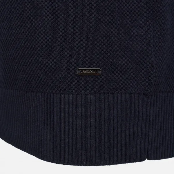 Dark blue men's sweater Geox Knit - Men