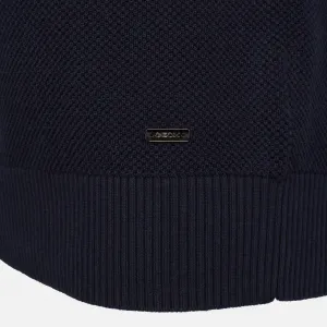 Dark blue men's sweater Geox Knit - Men