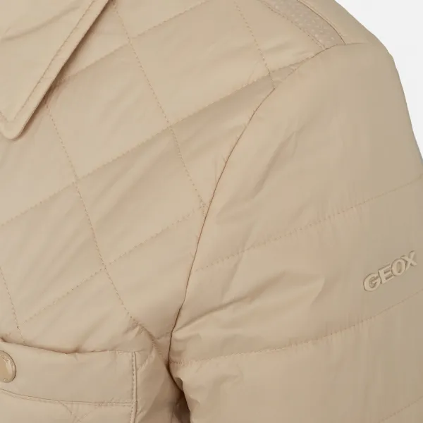 Beige women's jacket Geox Amabel - Women's