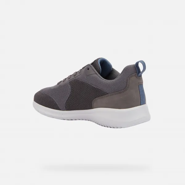 Dark grey men's sneakers Geox Monreale - Men's