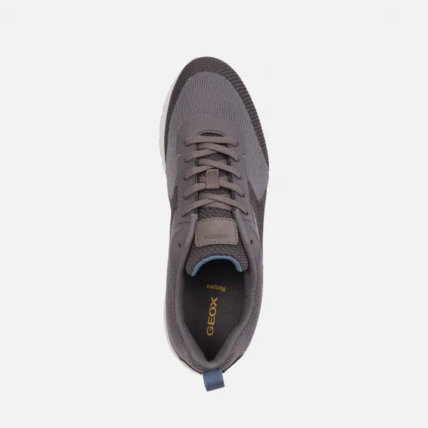 Dark grey men's sneakers Geox Monreale - Men's