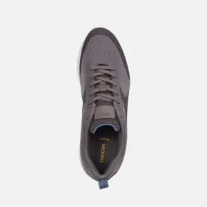 Dark grey men's sneakers Geox Monreale - Men's