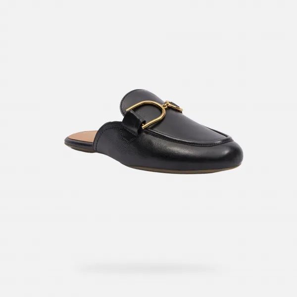 Black women's moccasins Geox Palmaria - Women's