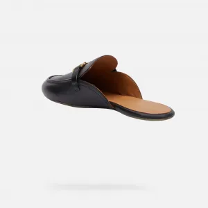 Black women's moccasins Geox Palmaria - Women's