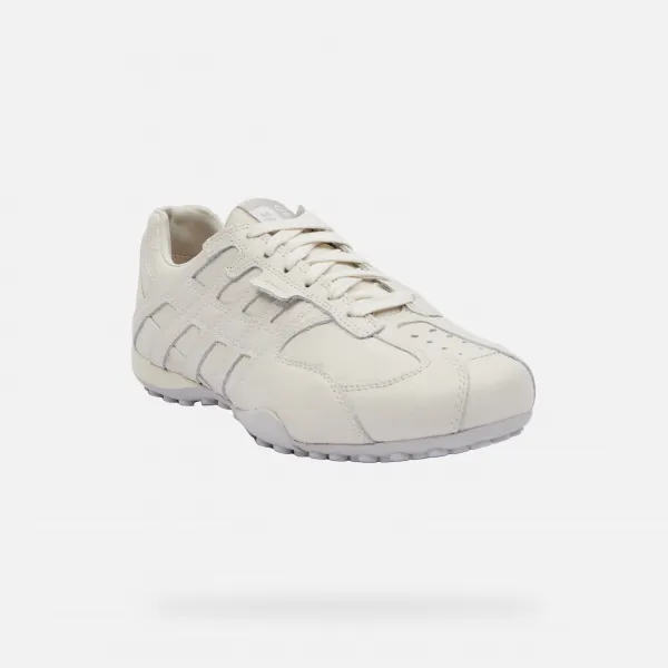 White men's sneakers Geox Snake Original - Men's