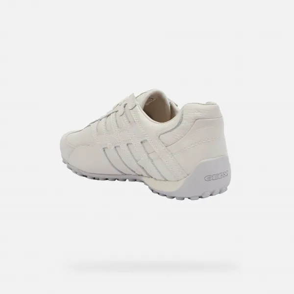 White men's sneakers Geox Snake Original - Men's