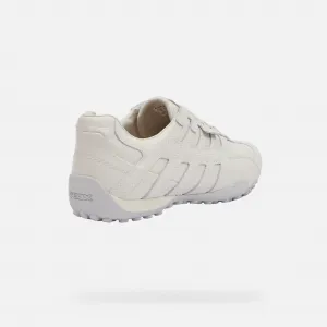 White men's sneakers Geox Snake Original - Men's