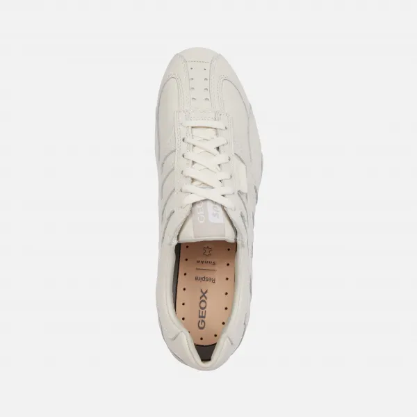 White men's sneakers Geox Snake Original - Men's