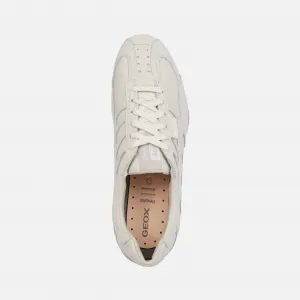 White men's sneakers Geox Snake Original - Men's