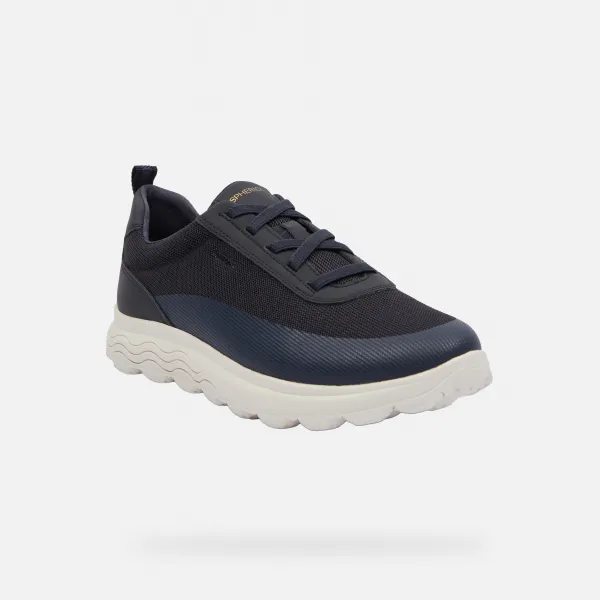 Dark Blue Men's Geox Spherica Sneakers - Men's