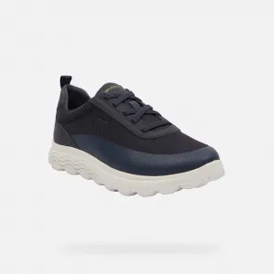 Dark Blue Men's Geox Spherica Sneakers - Men's