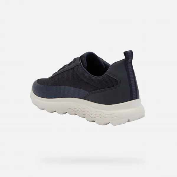 Dark Blue Men's Geox Spherica Sneakers - Men's