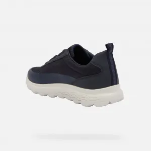 Dark Blue Men's Geox Spherica Sneakers - Men's