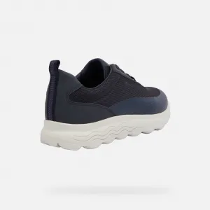 Dark Blue Men's Geox Spherica Sneakers - Men's