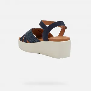 Dark blue women's sandals Geox XAN2.2S - Women's
