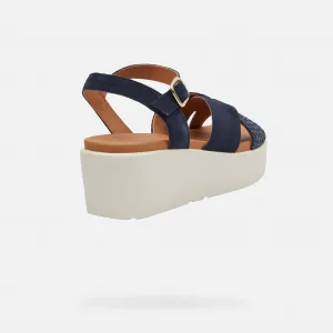 Dark blue women's sandals Geox XAN2.2S - Women's