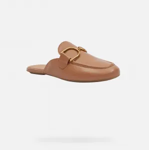 Brown women's moccasins Geox Palmaria - Women's