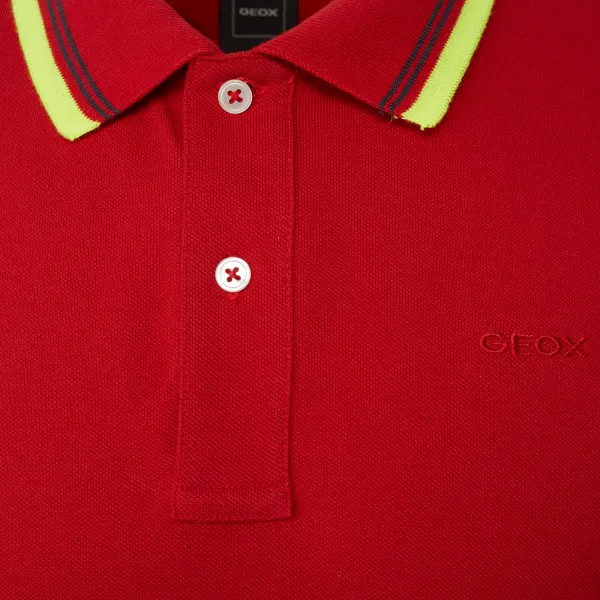 Red men's polo shirt Geox Polo - Men