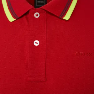 Red men's polo shirt Geox Polo - Men