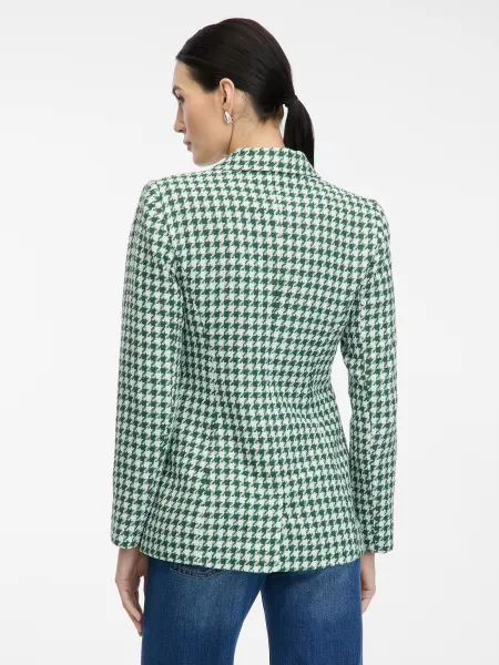 Green Women's Patterned Blazer ORSAY - Women's