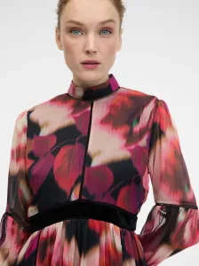 Red Patterned Women's Knee-Length Dress ORSAY - Women's