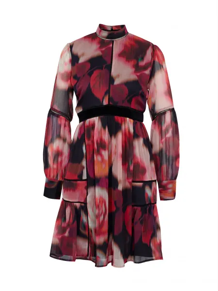 Red Patterned Women's Knee-Length Dress ORSAY - Women's