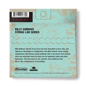 Dunlop Billy Gibbons Custom Rev Willy's Guitar Strings 8-40