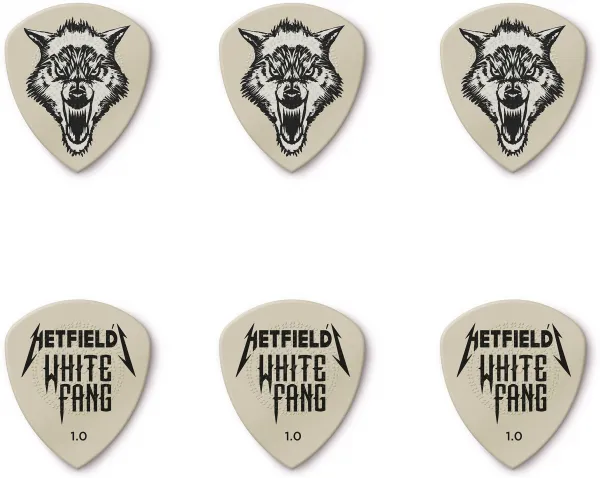 Dunlop White Fang Pick Tin 1.0