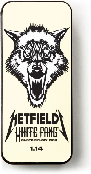 Dunlop White Fang Pick Tin 1.14