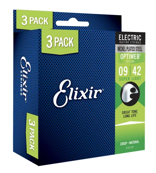 Elixir Optiweb Super Light 3-Pack