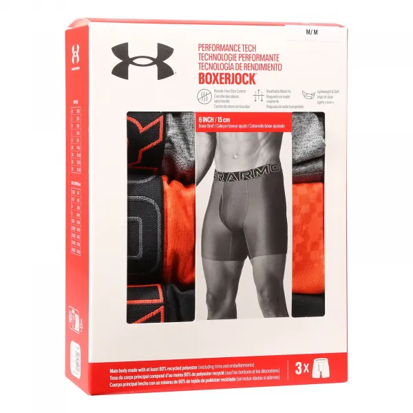 3PACK pánske boxerky Under Armour viacfarebné (1383879 847) S, trenky