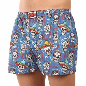 3PACK pánske trenky Styx art klasická guma viacfarebné (3A18456) S, trenírky