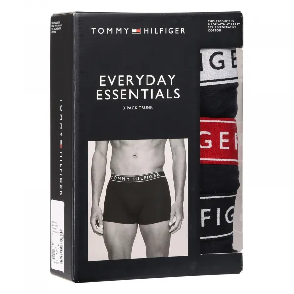 3PACK pánske boxerky Tommy Hilfiger čierne (UM0UM03457 0WF) M, trenky