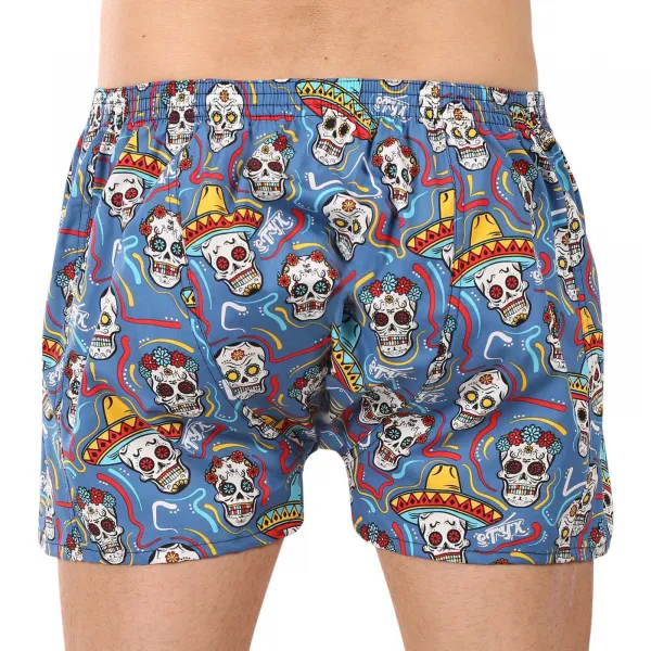 Pánske trenírky Styx art klasická guma nadrozmer lebky (E1856) 4XL