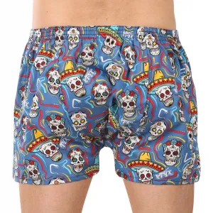 Pánske trenírky Styx art klasická guma nadrozmer lebky (E1856) 4XL