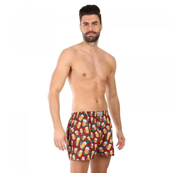 Pánske trenky Styx art klasická guma pivo (A1855) M, trenírky
