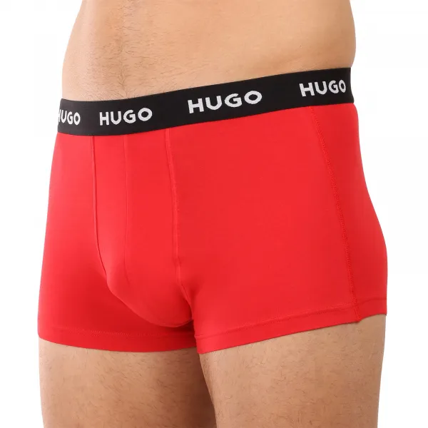 3PACK pánske boxerky HUGO viacfarebné (50532611 979) S, trenky