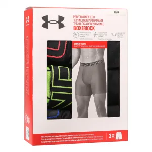 3PACK pánske boxerky Under Armour čierné (1383878 005) M, trenky