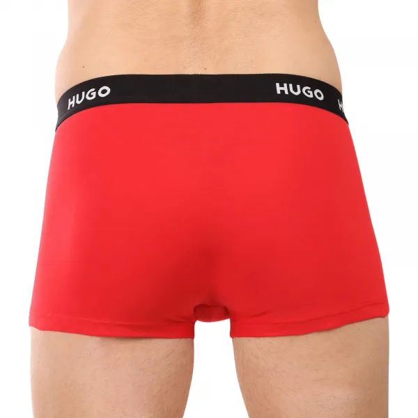 3PACK pánske boxerky HUGO viacfarebné (50532611 979) S, trenky