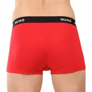 3PACK pánske boxerky HUGO viacfarebné (50532611 979) S, trenky