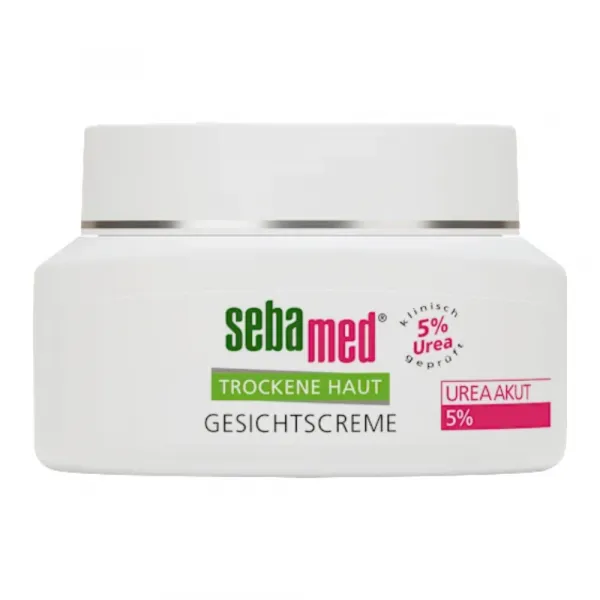 Sebamed Urea 5% krém na tvár bez parfumácie na suchú pleť 50 ml