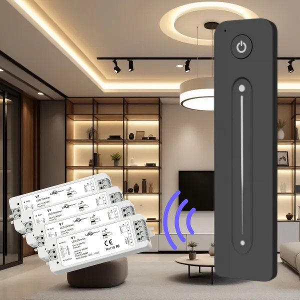 LEDprodukt LED ovládač RF12 slider