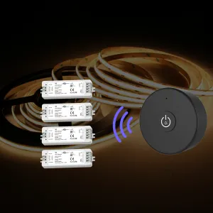 LEDprodukt LED ovládač RF12 mini čierny