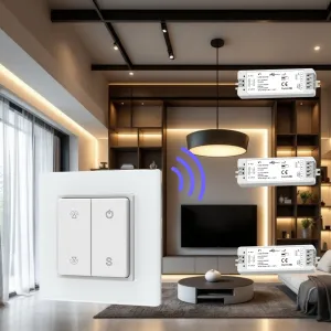 LEDprodukt LED ovládač RF12 glass