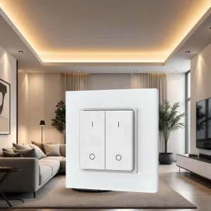 LEDprodukt LED ovládač RF12 glass 2 okruhy