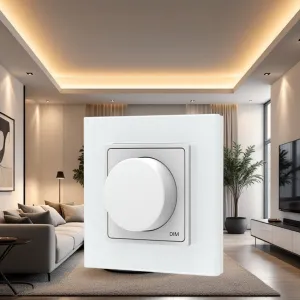 LEDprodukt LED ovládač RF12 glass otočný