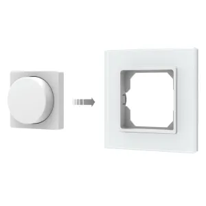 LEDprodukt LED ovládač RF12 glass otočný