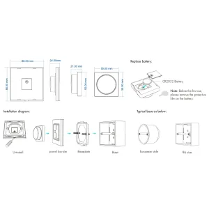 LEDprodukt LED ovládač RF12 glass otočný