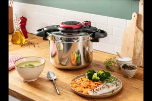 Tlakový hrniec Tefal Clipso Minut Easy 6 l P4620768 Nerezový/Čierny