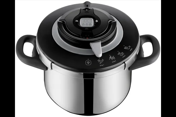 Tlakový hrniec Tefal Clipso+ CHEF 6 l P4550731 Nerezový/Čierny